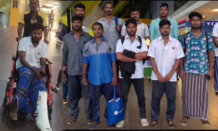 13 TN fishermen released from Sri Lankan custody arrive in Chennai