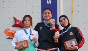 World Games 2025: China, Indonesia split gold medals in debut four-lane speed climbing; Mexico’s Corral wins duathlon gold
