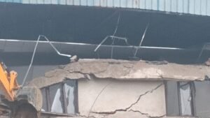 Days after ABVP clash, bulldozer rolls in Shri Ramswaroop University in UP’s Barabanki