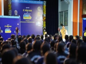 Ahead of MP Board exams, CM Mohan Yadav interacts with students in Bhopal