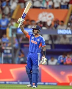 T20 WC: Skyrocketing Surya scores fifty as India struggle against USA in opener