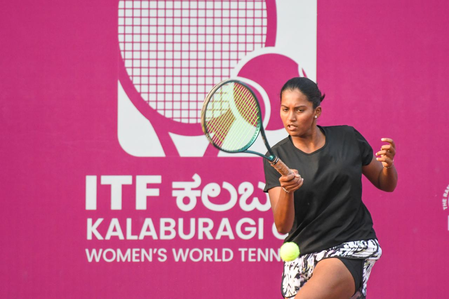 Indians shine in first round of qualifying at the ITF W35 Kalaburagi