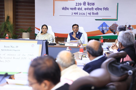 EPFO okays 8.25 per cent interest rate on PF deposits for 2025-26