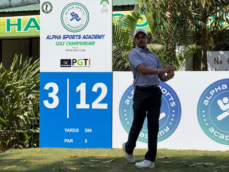 PGTI NexGen: Sunit Chowrasia shoots 65 to take four-shot lead in round two of the fourth leg in Patna