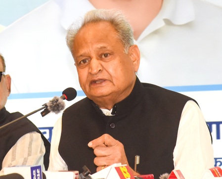 Ashok Gehlot says Congress always backed women’s reservation
