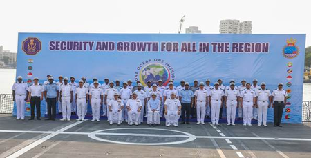 Defence MoS Sanjay Seth flags off IOS SAGAR for regional maritime security​