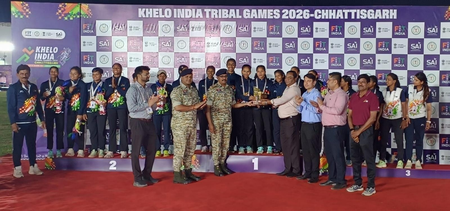 KITG 2026 Day 9: Chhattisgarh clinch women’s football gold, Soren, Reethushree, Nagini claim double in athletics
