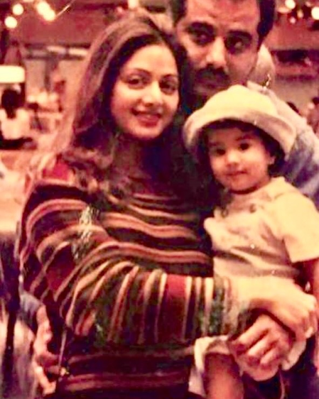 Boney Kapoor drops a throwback pic of 1 year old Janhvi with mom Sridevi