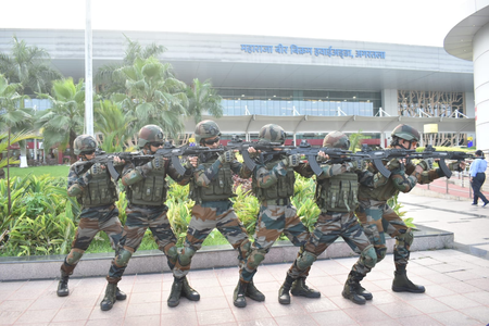 Assam Rifles, CISF hold joint training at Agartala airport to boost preparedness