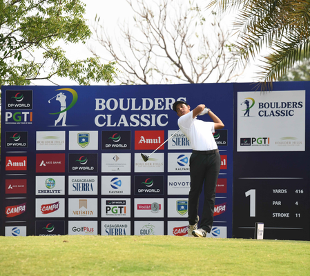 Boulders Classic Golf:  Local lad Vishesh Sharma takes a one-shot lead on day one