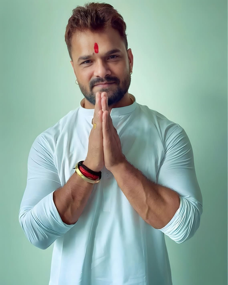 Khesari Lal Yadav meets BJP chief Nitin Nabin in Patna, sparks political talks in Bihar