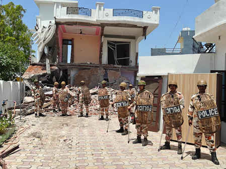 Drug peddler’s property worth Rs 4 crore demolished in Jammu