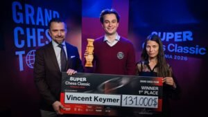 Grand Chess Tour: Vincent Keymer wins Super Chess Classic Romania in breakthrough debut