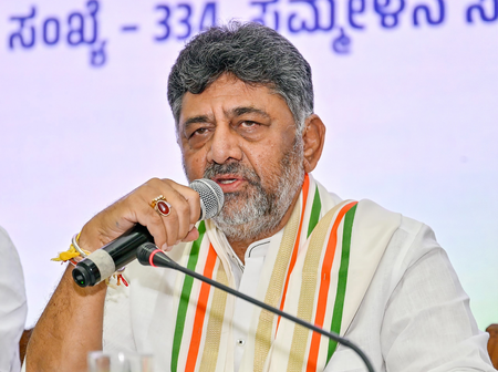 DK Shivakumar dedicates CM post to Congress workers