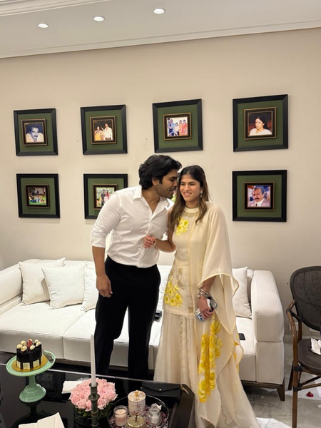 Allu Sirish marks one year since ‘Pelli Choopulu’ with wife Nayanika Reddy