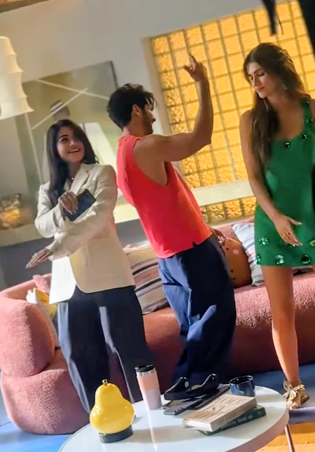 Shahid Kapoor asks ‘Who loves a softy’ in a fun BTS video with Kriti Sanon & Rashmika Mandanna