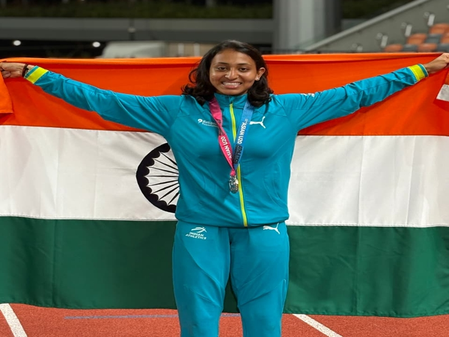 Gujarat farm labourer’s daughter Kajal Vaja sprints to silver at Asian U-20 Athletics Championships