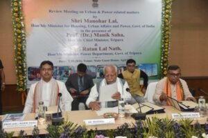 Union Minister reviews power sector, urban growth schemes in Tripura