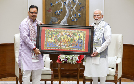 Rajasthan CM Sharma meets PM Modi, discusses development