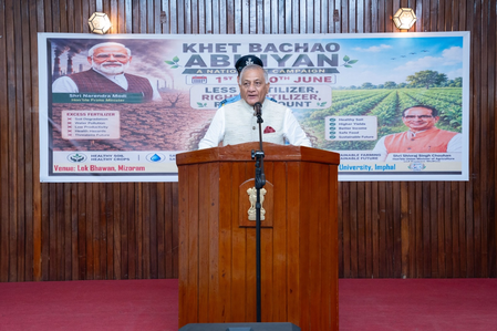 Mizoram Guv launches ‘Khet Bachao Abhiyan’ to promote soil health and sustainable farming