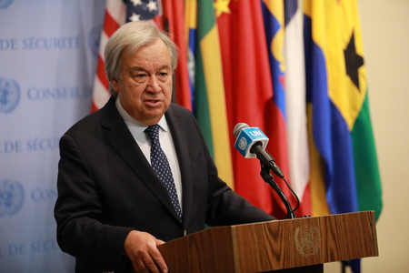 UN chief alarmed by exchange of fire between US, Iran