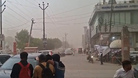 Heavy rain, gusty winds bring much-needed relief from heatwave in Delhi-NCR