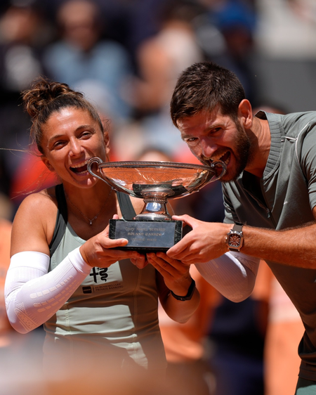 French Open: Errani-Vavassori retain mixed doubles crown with comeback victory