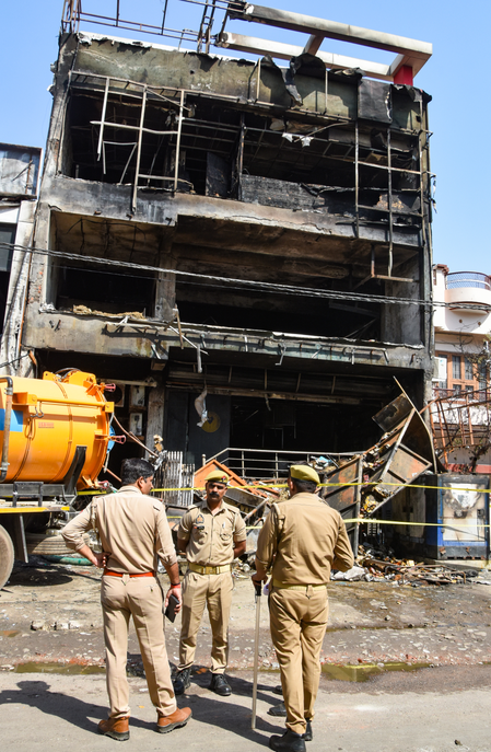 Lucknow fire tragedy: NHRC seeks report from DM, Police Commissioner