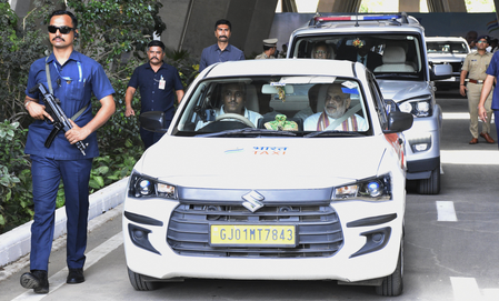 HM Amit Shah takes a ‘Bharat Taxi’ ride; driver recalls interaction with leaders