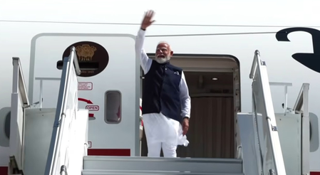 PM Modi emplanes for New Delhi after concluding State visit to Seychelles