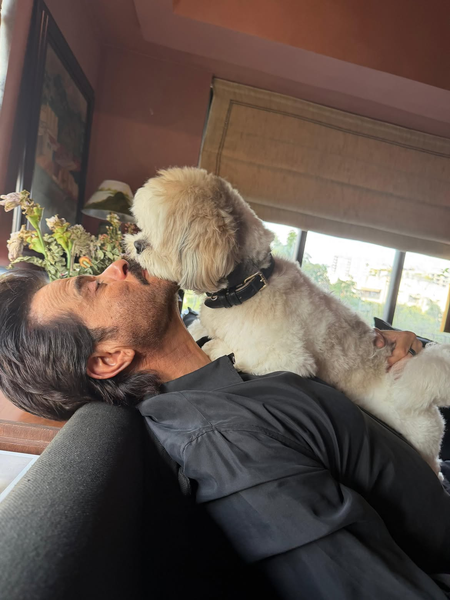 Anil Kapoor enjoys ‘Love served with extra licks’ as he spends quality time with his fur baby