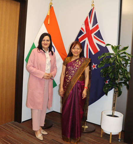 Indian envoy and New Zealand MP discuss bilateral ties, issues related to diaspora
