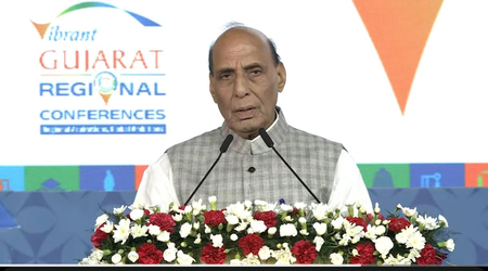 ‘World now listens when India speaks’: Rajnath Singh credits PM Modi for country’s global standing