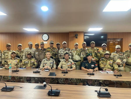 Manipur DGP reviews security across districts, lauds Cycle Patrol as effective community policing model