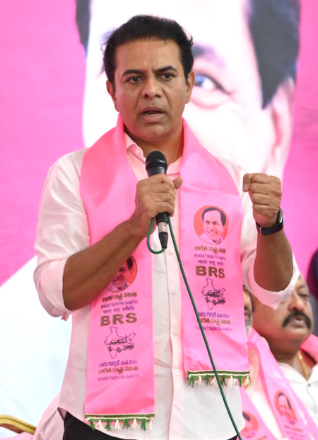 K.T. Rama Rao serves legal notice on CM Reddy over allegations (Lead)