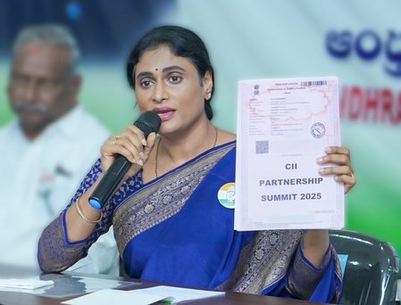 Andhra: Sharmila demands TDP-led coalition to raise farmers’ voice in Parliament
