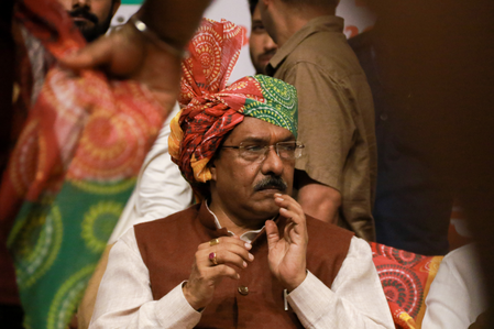 Delhi BJP chief calls out AAP’s ‘hypocrisy’ over paper leaks row