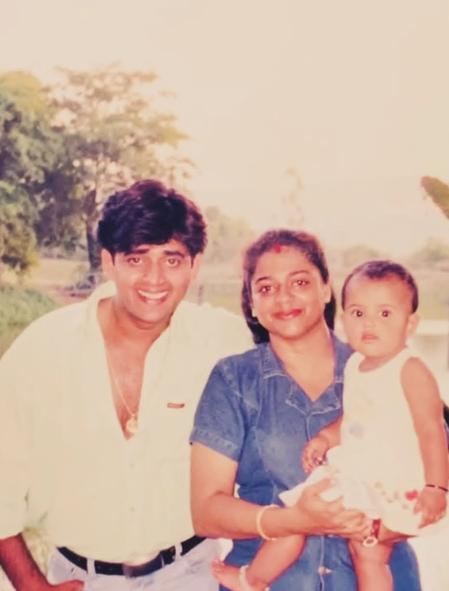 Ravi Kishan shares rare throwback pic from his younger days as a father with little Rivva