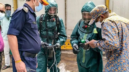 Massive gas removal exercise underway at Tiruvallur seafood unit in TN after Ammonia leak