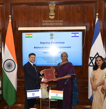 Landmark India-Israel bilateral investment pact comes into force