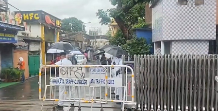 Security at Mamata’s house: So no one throws eggs at her, claims BJP; stopped from visiting kin of rape-murder victim, says TMC