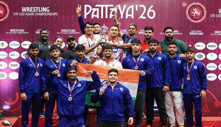 U20 Asian Wrestling C’ships: India end campaign with four gold, 20 medals