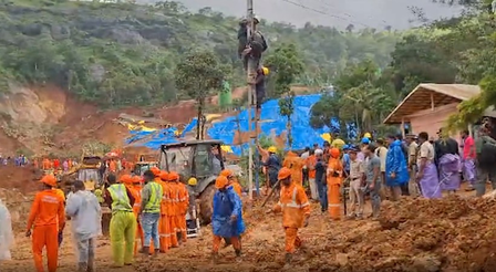 Wayanad mudslide: Three dead, five missing; CM Satheesan to visit site on Wednesday (Night Lead)