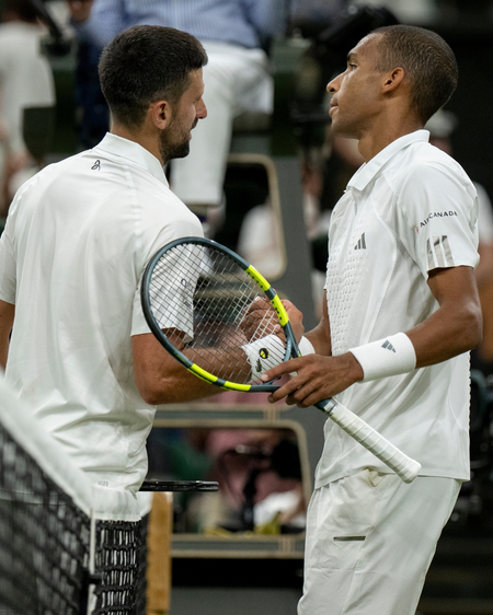 ‘Amazing battle with a legend’: Auger-Aliassime reflects on Djokovic heartbreak at Wimbledon