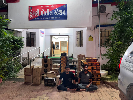 Gujarat Police seize liquor worth Rs 69 lakh in Valsad and Mehsana; 14 booked