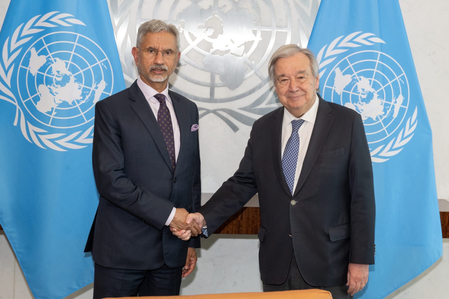 EAM Jaishankar meets UN chief Guterres; discusses West Asia, Ukraine
