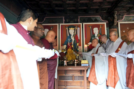 India’s envoy attends enshrinement ceremony of Indian Buddhist master’s statue in South Korea