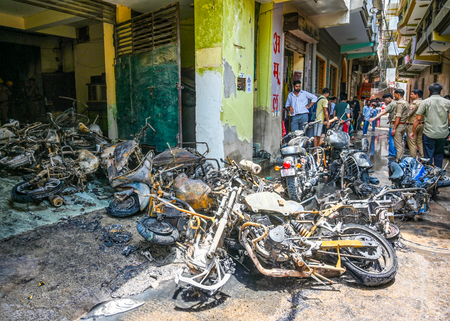 Noida blaze: 22-year-old girl among two killed, building owner detained (Lead)