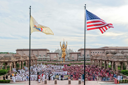 Temples across US mark 250 years of independence