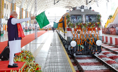PM Modi inaugurates seven redeveloped railway stations in Odisha